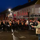 A major parade and rally took place in Portadown this Saturday, October 24, organised by Portadown District LOL 1, with Orangemen and the "entire Orange family" and wider unionist community turned out in numbers. The district says the event is intended to demonstrate the "strength of feeling" locally following the recent decision to overturn a determination allowing its traditional Garvaghy Road parade to proceed. Picture By:Arthur Allison/Pacemaker Press.