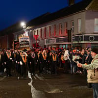 Thousands attend Portadown rally backing local Orangemen over banned Garvaghy Road parade as MP pledges to 'keep fighting'