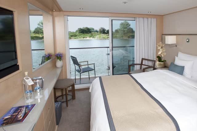 Our veranda stateroom would allow us to enjoy the romantic scenery whenever we pleased. Image: Viking Cruises