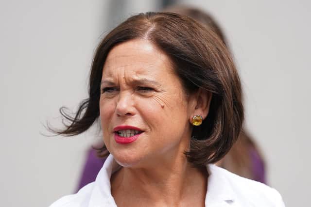 Sinn Fein president Mary-Lou McDonald said she would like to see a deal between the UK and EU on the Northern Ireland Protocol deal with concerns around “overly burdensome checks” between Northern Ireland and Great Britain, and the administrative burden.