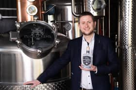 Ryan McCracken of McCracken’s Real Ales in Portadown is set to launch a premium Irish gin with local botanicals including mountain heather