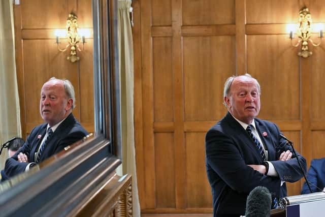 Jim Allister during the TUV manifesto launch at the Dunadry Hotel, May 2023




















































































































































































































































































































































































































































































Pic Colm Lenaghan/ Pacemaker