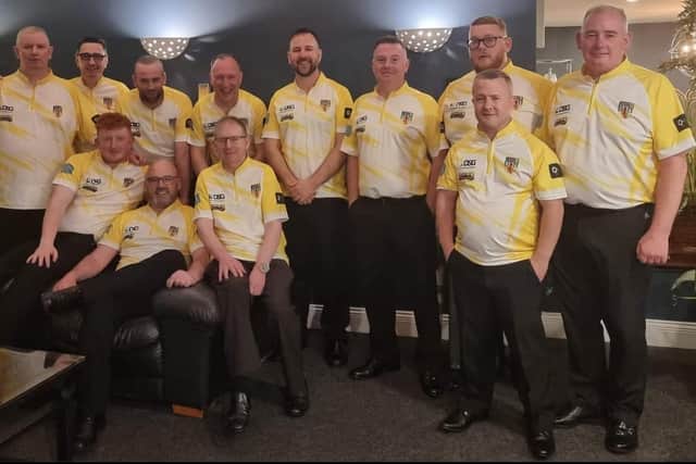 The victorious Antrim Juniors A team