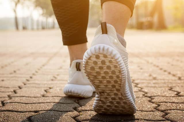 A brisk daily walk can have huge health benefits - both physical and mental
