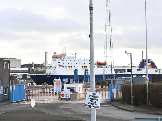 The protocol has led to increased security checks at places such as Larne Port