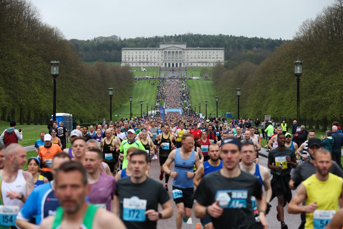 PICTURES: Thousands of runners are taking part in the Mash Direct Belfast City Marathon raising thousands for charity