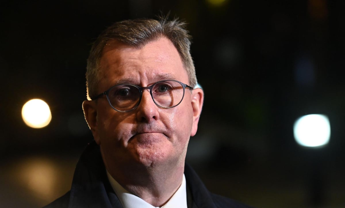 DUP leader Jeffrey Donaldson says party 'ready to fight' election after talks with Northern Ireland Secretary