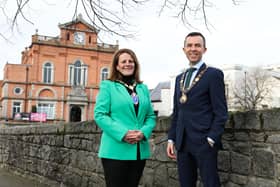 Gillian McAuley, president, Northern Ireland Chamber of Commerce and Industry (NI Chamber) and Stephen O’Leary, president, Dublin Chamber
