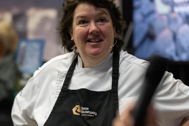Celebrity chef Paula McIntyre shares a pancake mix