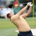 Rory McIlroy during a practice round prior to the 2023 Masters