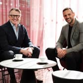 Top Belfast communications agency MCE acquired by Cavendish. Pictured in Belfast are Paul McErlean, founder of MCE and Carl Daruvalla, CEO of Cavendish