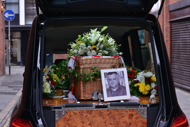 The funeral of Journalist Henry McDonald took place Tuesday at The Oh Yeah Music Centre in Belfast Northern Ireland.