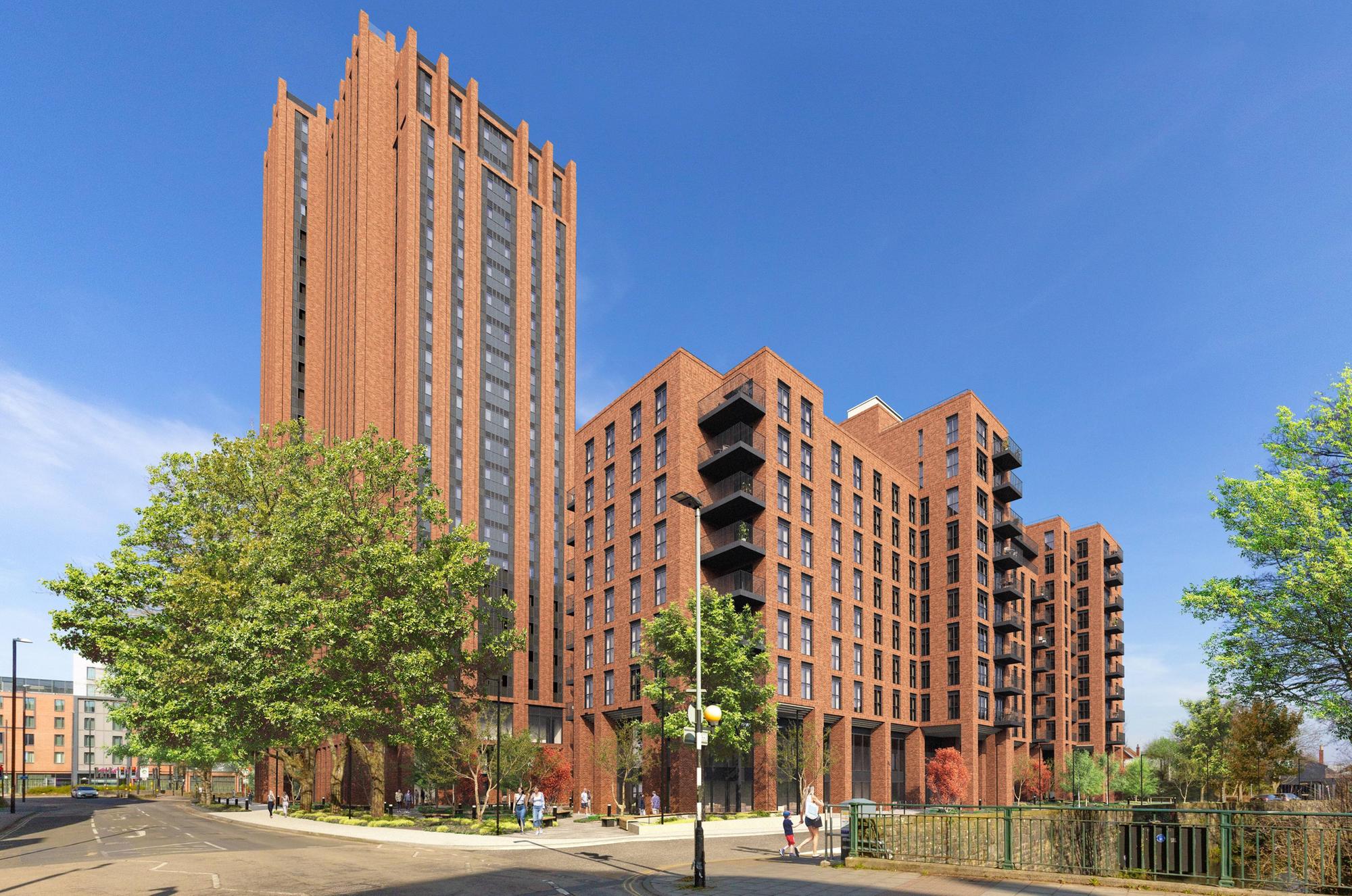 The proposed scheme includes student accommodation, 39 affordable homes and new commercial space, alongside a purpose-built base for a local community organisation