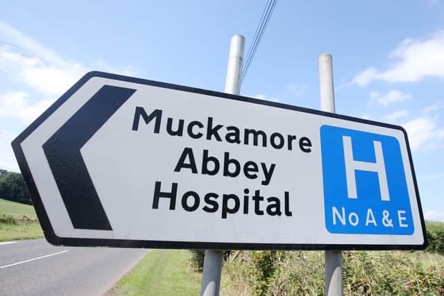 General view of Muckamore Abbey Hospital in Antrim