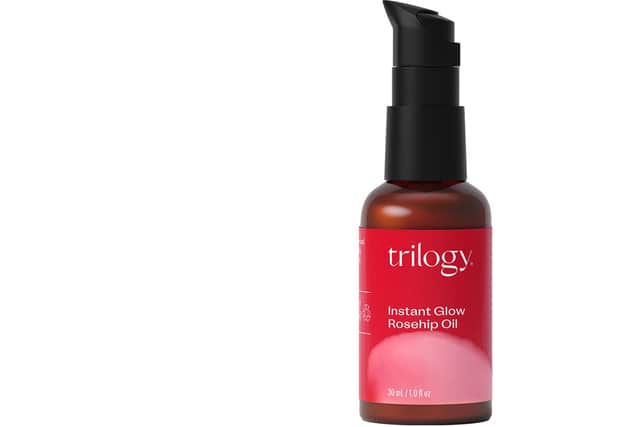 Instant Glow Rosehip Oil, £36.50, available from Trilogy.