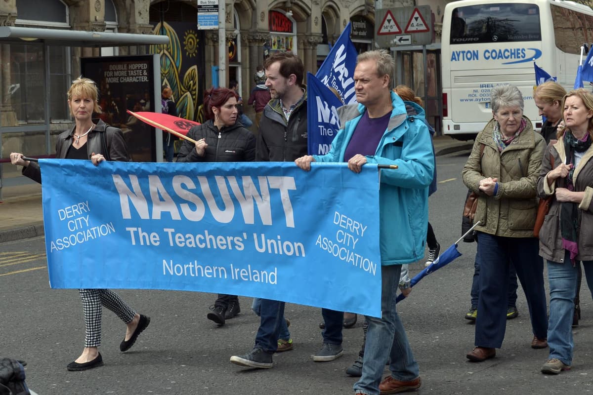 Teachers' strike: unions expect majority of Northern Ireland schools to close on Wednesday