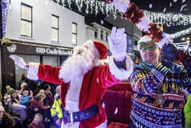 Santa apparently made his first public appearance in Northern Ireland this year in the festive parade in Ballymoney on Thursday.
Photo: MCAULEY_MULTIMEDIA