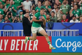 Ireland's Garry Ringrose could be fit for their weekend Six Nations clash against Italy. PIC: Adam Davy/PA Wire.