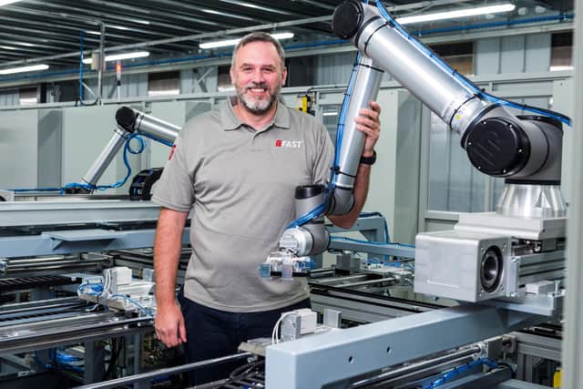 Londonderry-based FAST Technologies has secured a multi-million-pound contract with the USA production site of Bloc Blinds. Pictured is Colin Spence, technical commercial director at FAST Technologies