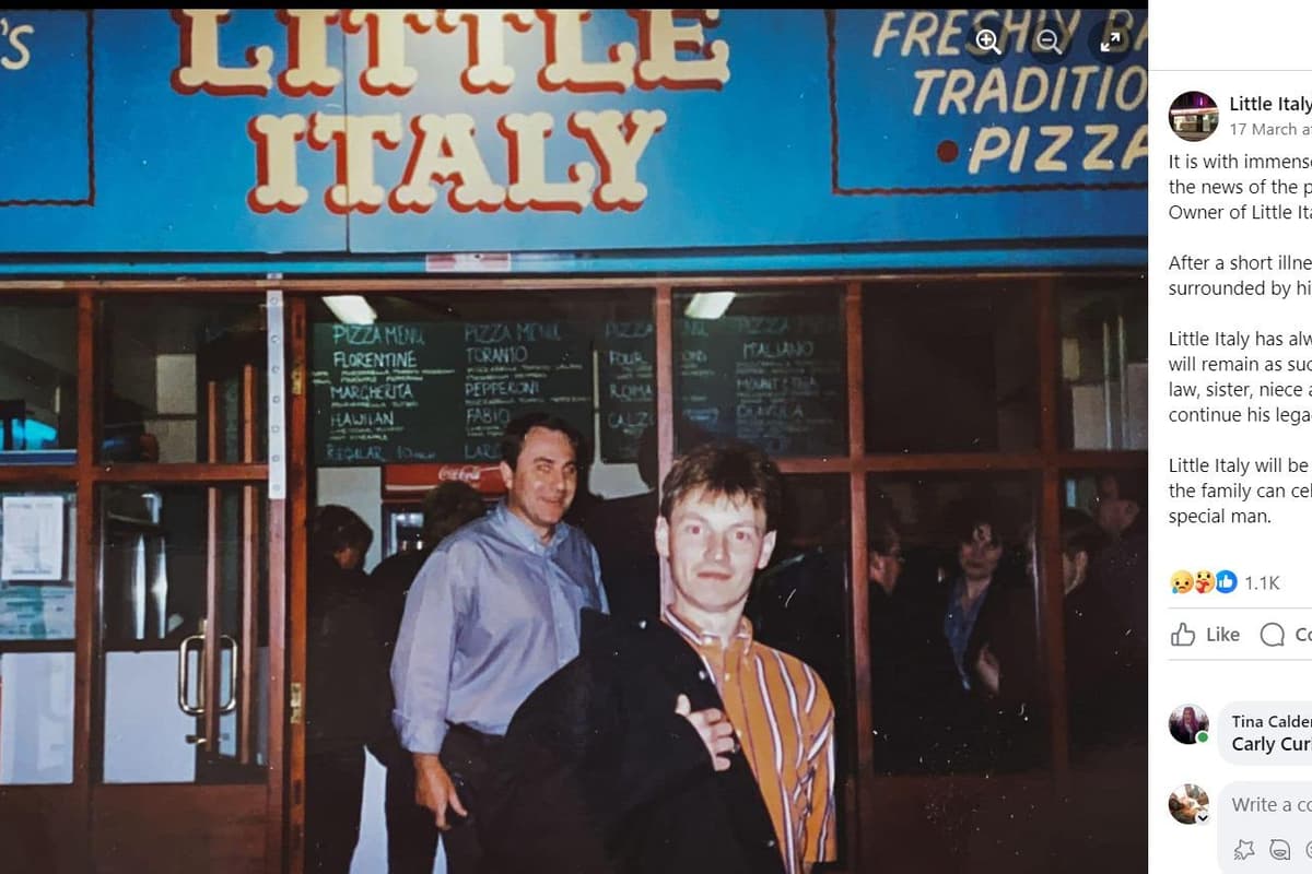 Tributes pour in for founder and owner of Little Italy, Jack Caughey who died after a short illness