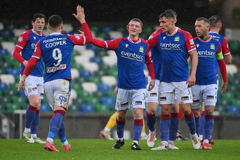 Linfield are chasing a sixth Premiership title under David Healy this season and their sole league defeat in 19 games at Windsor Park was November's 2-1 defeat to Larne