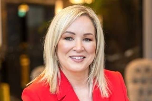 First Minister Michelle O'Neill has been slammed for speaking at a Republican Easter commemoration held at the graves if the IRA's Clonoe gang.