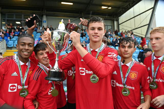 Manchester United SuperCupNI 2022 Junior Section Champions.