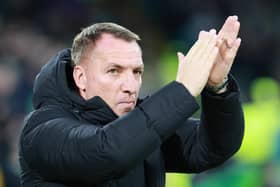 Celtic manager Brendan Rodgers. (Photo by Steve Welsh/PA Wire)