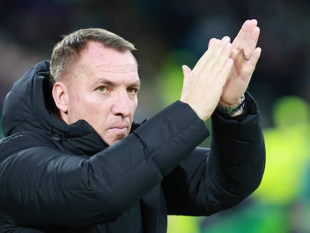 Celtic manager Brendan Rodgers. (Photo by Steve Welsh/PA Wire)