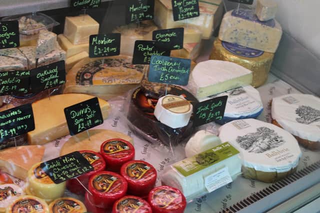 Cheeses: Some of the more than 300 cheese varieties from Tom and Ollie in Belfast