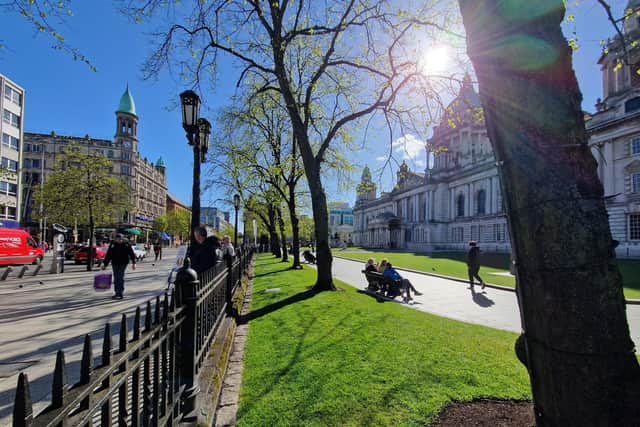 A sunny day in Belfast