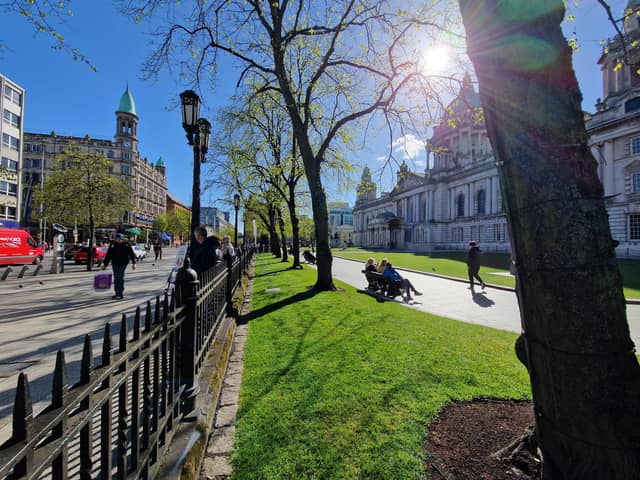 A sunny day in Belfast