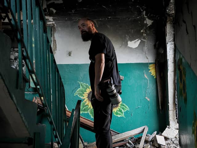 Cushendall photojournalist Cathal McNaughton in Ukraine