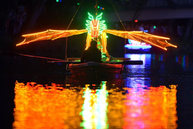 Cancelled this year, it is a spectacular parade of illuminated and decorated boats along the River Derwent.