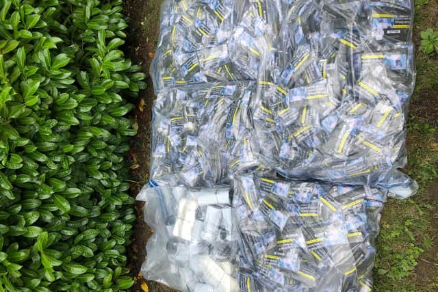 A large quantity of tobacco has been seized by police in the Newry area