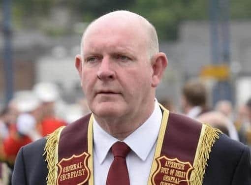 Billy Moore has been general secretary of the Apprentice Boys for 30 years