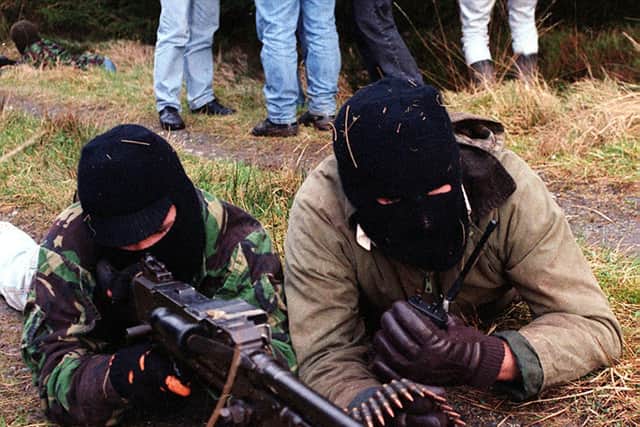 IRA active service unit on the South Armagh border