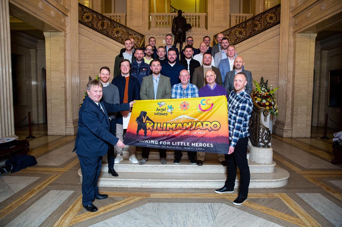 &#8216;Don&#8217;t be sad that it's over, be happy that it happened&#8217;: Stormont reception for hiking Orangemen