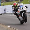 Adam McLean on the J McC Roofing Racing Kawasaki Supersport machine in qualifying at the North West 200