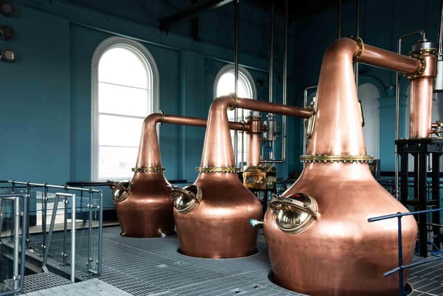 Belfast’s newest tourist attraction, and the city’s first working whiskey distillery in almost 90 years, is to open its doors to the public on Friday April 28, 2023.  Based in the historic Titanic Pumphouse, visitors will have an opportunity to view the distillery’s three new Forsyth’s stills which are situated on a mezzanine floor, overlooking the original Gwynne pumping engines which are deep in the building’s pump-well