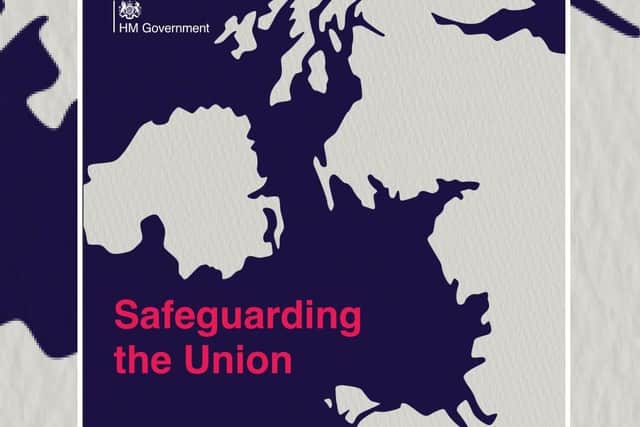 The cover of the government's command paper