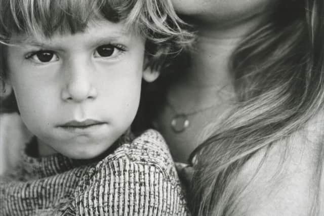 Jason Gould as a boy with mother Barbra Streisand