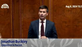 DUP MLA Johnny Buckley was one of several from his party who strongly condemned the violence of recent days, but insisted that his constituents find difficulties in accessing public services - in part due to immigration.