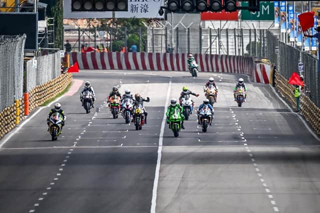 The Macau Motorcycle Grand Prix race did not take place on Saturday due to safety concerns over track contamination.