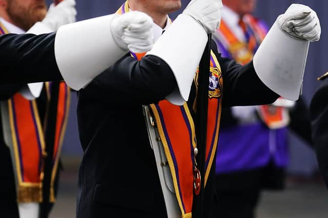 Police have warned of some traffic disruption in Belfast city centre this Sunday due to an Orange parade which has been officially deemed “sensitive”.