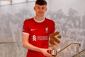 Northern Ireland international Conor Bradley has been named Liverpool Player of the Month for January. PIC: Liverpool FC