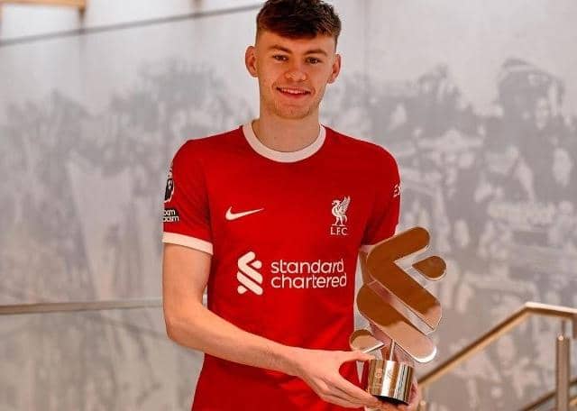 Northern Ireland international Conor Bradley has been named Liverpool Player of the Month for January. PIC: Liverpool FC