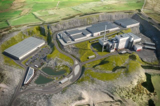 What the proposed waste incinerator facility could look like