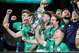 Ireland celebrate winning the Six Nations in 2023