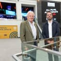 Zizzi’s, Nando’s, and Five Guys will all take prominent units within the revitalised riverside food and leisure mall, formerly known as the Odyssey Pavilion. Pictured are Guy Hollis, Matagorda2 and Nicky Finnieston, Finch